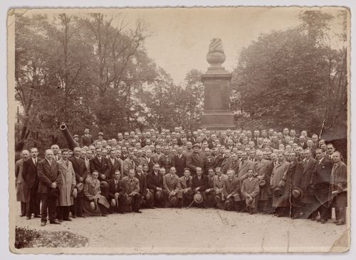 Fotografia: Zjazd Związku Powstańców Wielkopolskich pow. gnieźnieńskiego, Gniezno, 1923